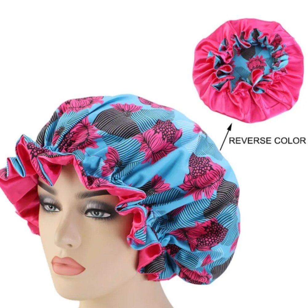 Fashion AnkAra Print Lady Wide Band Night Sleep Bonnet